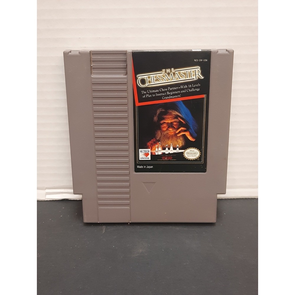 ChessMaster (Nintendo NES, 1990) Authentic Pins Cleaned TESTED